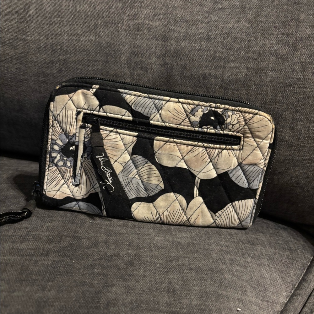 Vera Bradley Floral Quilted Wristlet Wallet